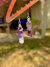 Load image into Gallery viewer, ✨ Celestial Amethyst Star Earrings ✨