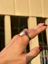 Load image into Gallery viewer, 💗 Cotton Candy Pink Aura Quartz Ring (Size 7.5)