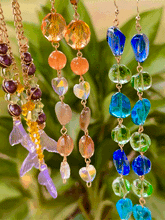 Load image into Gallery viewer, Long Dazzling Dangling Crystal Earrings