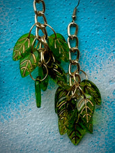 Load image into Gallery viewer, š Golden Leaf Cascade Earrings