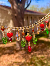 Load image into Gallery viewer, Strawberry Fairy Charm Necklace