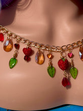 Load image into Gallery viewer, Strawberry Fairy Charm Necklace
