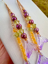 Load image into Gallery viewer, Long Dazzling Dangling Crystal Earrings