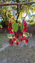 Load image into Gallery viewer, 🧚‍♀️ Fairy Ruby, Jade & Crystal Garden Earrings