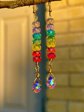 Load image into Gallery viewer, 💜 Violet Prism Drop Earrings