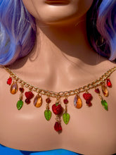 Load image into Gallery viewer, Strawberry Fairy Charm Necklace