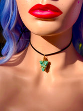 Load image into Gallery viewer, 🧚🏻Sugar Crystal Dreams Dyed Druzy Agate Crystal Necklace ✨