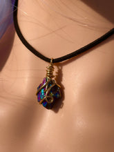 Load image into Gallery viewer, ✨ Solar Prism Rainbow Aura Quartz Necklace ✨
