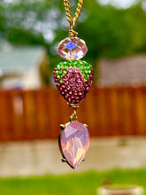 Load image into Gallery viewer, 🍓 Blush Berry Sparkle Necklace
