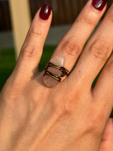 Load image into Gallery viewer, 🌸 Soft Glow Rose Quartz Ring (Size 6.5)
