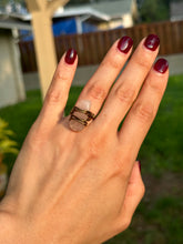 Load image into Gallery viewer, 🌸 Soft Glow Rose Quartz Ring (Size 6.5)
