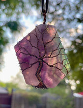 Load image into Gallery viewer, Fluorite Tree Of Life Necklace
