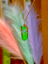 Load image into Gallery viewer, 💚✨ Aurora Green Quartz Star Pendant Necklace
