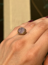 Load image into Gallery viewer, 💜 Purple Druzy Agate Ring (Size 6)
