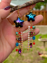 Load image into Gallery viewer, Midnight Stardust Prism Earrings ✨

