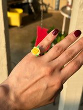 Load image into Gallery viewer, 🌼 Sunny Bloom Yellow Flower Ring (Size 5)
