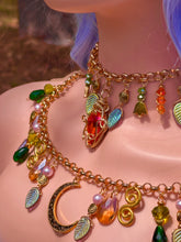 Load image into Gallery viewer, ✨Tangerine Aura Crystal Fairy Charm Necklace🧚🏻
