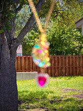 Load image into Gallery viewer, 💗 Rosé Moonspell — Pink Celestial Heart &amp; Moon Suncatcher Necklace
