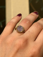 Load image into Gallery viewer, 💜 Purple Druzy Agate Ring (Size 6)
