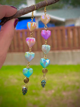 Load image into Gallery viewer, Enchanted Prism Garden Earrings 🌿💖
