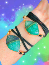 Load image into Gallery viewer, Aqua Agate Bracelet/Choker Wraps
